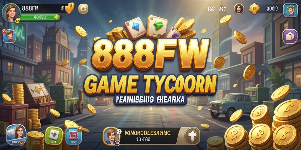 Tampilan gameplay <strong>888FW</strong> yang menarik dengan elemen Tycoon yang seru.