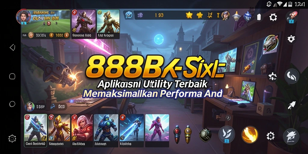 Tampilan antarmuka 888R yang modern dan intuitif.