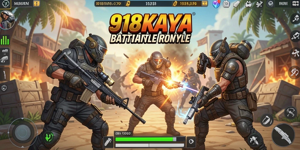 Screenshot gameplay 918KAYA yang penuh aksi dan strategi.