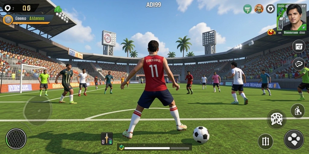 Tampilan permainan seru dari ADI99 dengan aksi olahraga yang mengasyikkan.