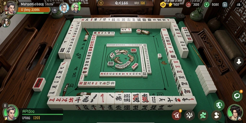 Gameplay Mahjong yang menarik dan menantang di API66.