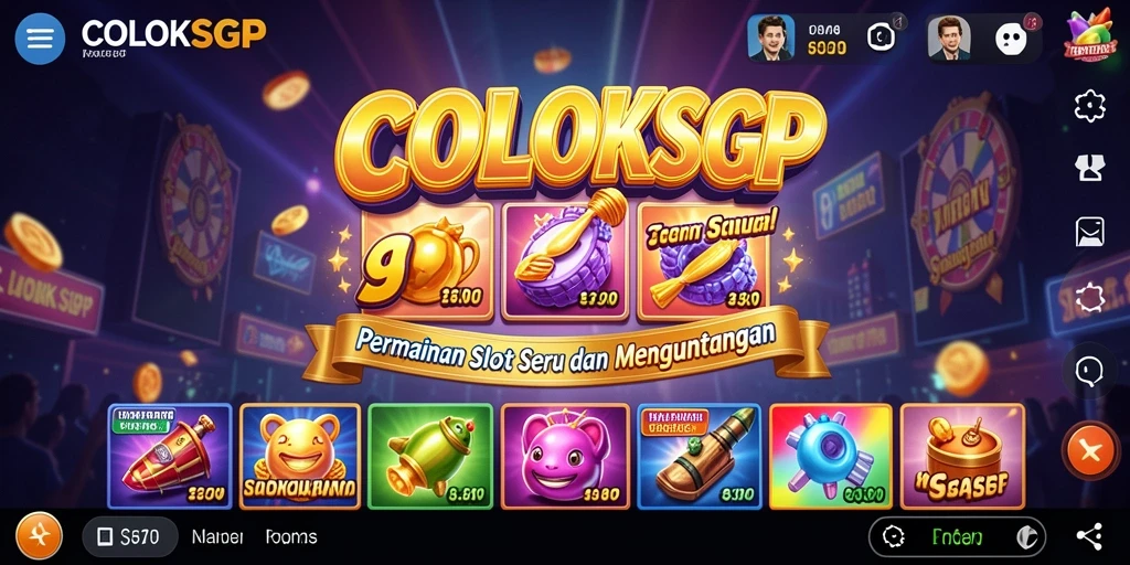 Tampilan gameplay menarik dalam permainan Slot COLOKSGP.