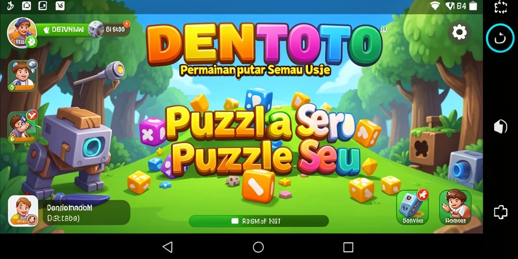 Tampilan gameplay DENTOTO yang menarik dan menantang.