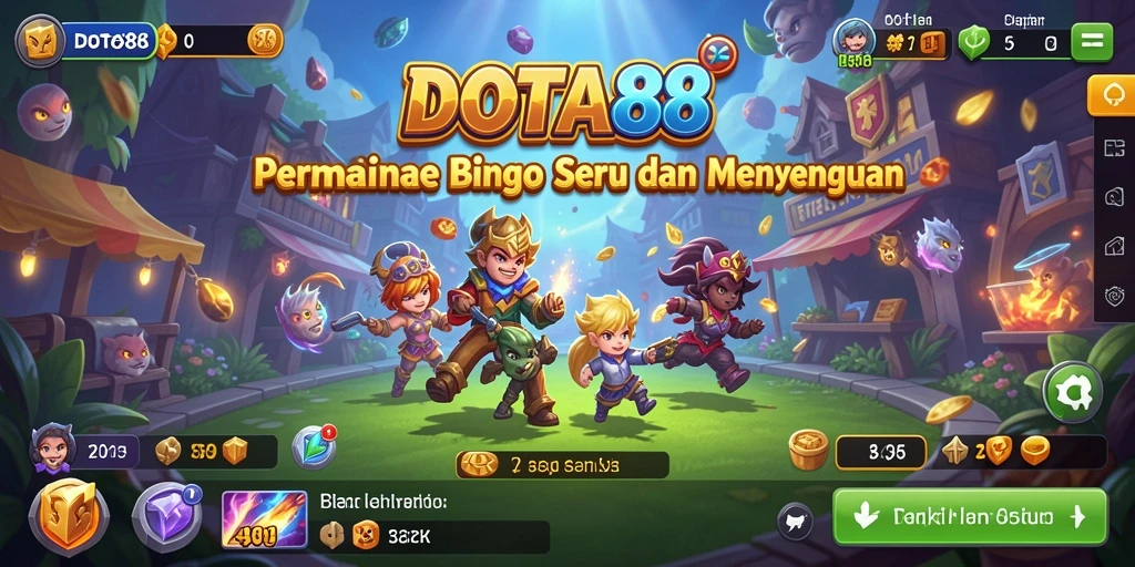 Screenshot DOTA88 menampilkan gameplay Bingo yang seru dan interaktif.