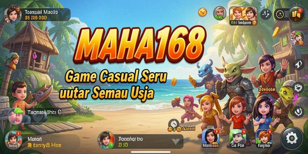 Tangkapan layar gameplay menarik dari MAHA168.