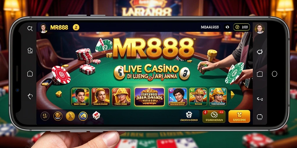 Gameplay Live Casino yang seru dan interaktif.