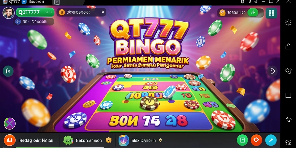 Screenshot gameplay Bingo QT777 yang menampilkan keseruan dan interaksi.