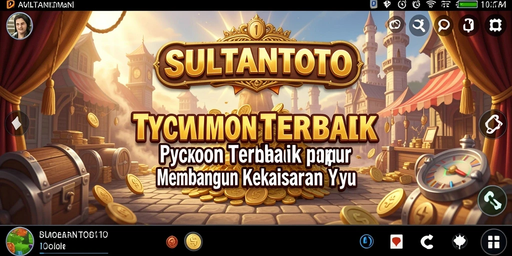 Gameplay menakjubkan SULTANTOTO dalam membangun kekaisaran bisnis Anda.