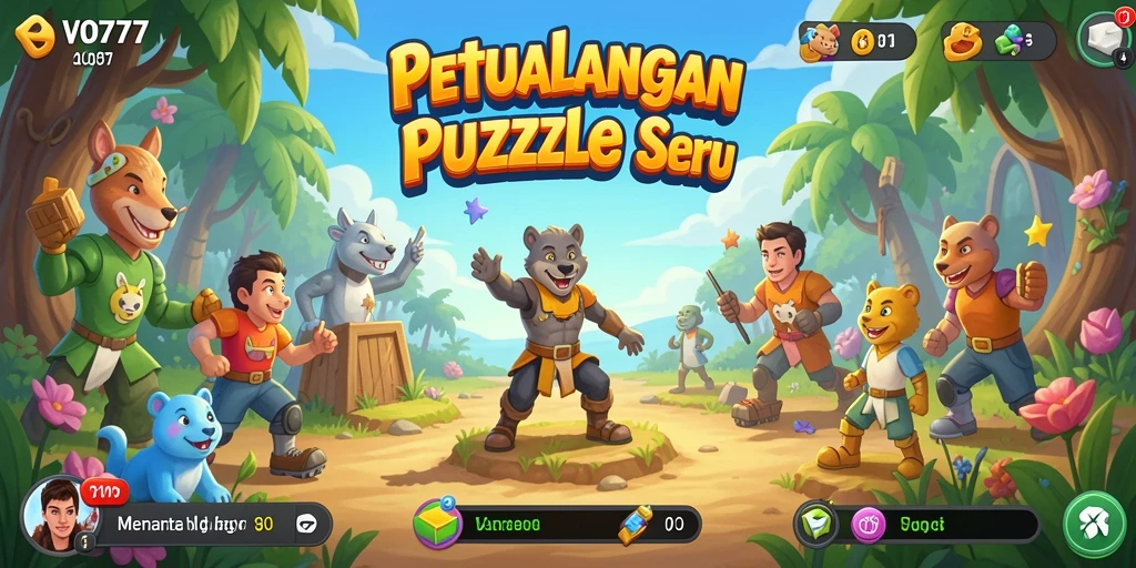 Cuplikan gameplay VO777 yang menantang dalam dunia Puzzle.