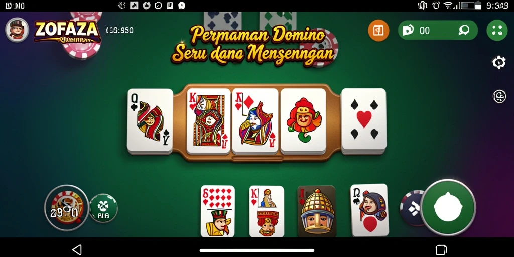 Gameplay seru ZOFAZA dalam permainan Domino.